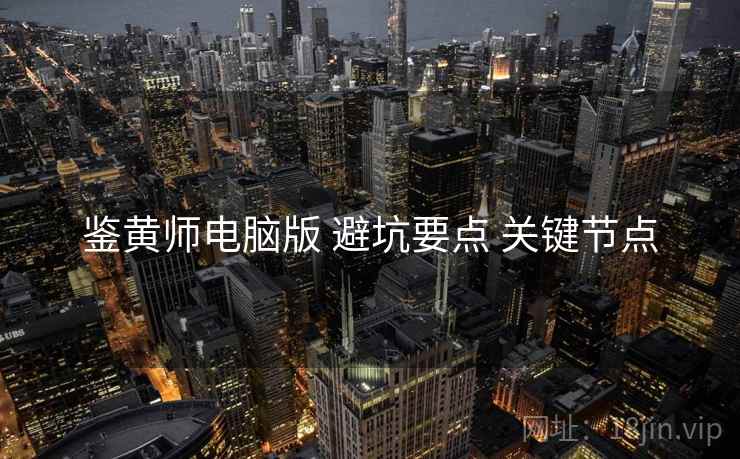 鉴黄师电脑版 避坑要点 关键节点