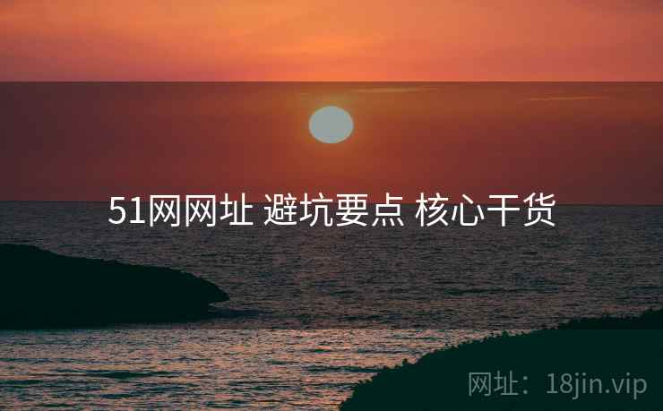 51网网址 避坑要点 核心干货